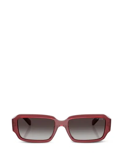 Vogue Eyewear Rectangle-frame Sunglasses In Rot