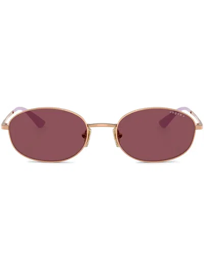 Vogue Eyewear 圆框太阳眼镜 In Pink