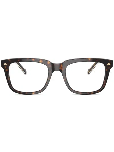Vogue Eyewear Square Frame Glasses In Brown