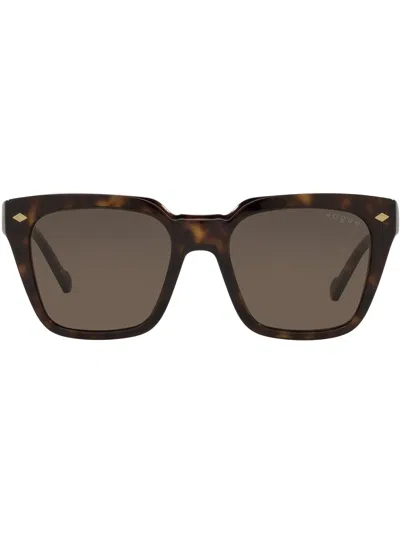 Vogue Eyewear Square Frame Sunglasses In Brown