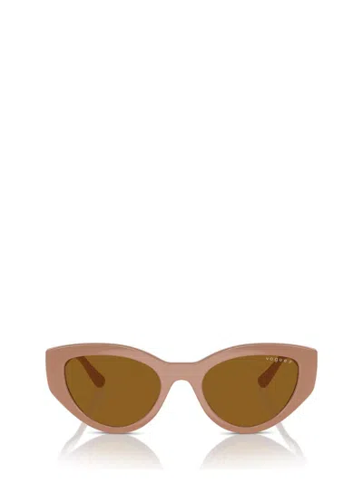 Vogue Eyewear Woman Sunglass Vo5566s In Dark Brown Polarized