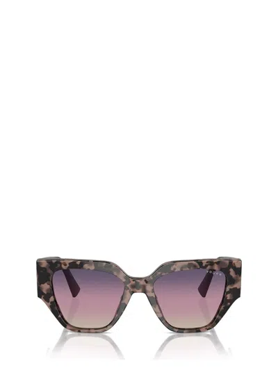 Vogue Eyewear Sunglasses In Pink Tortoise