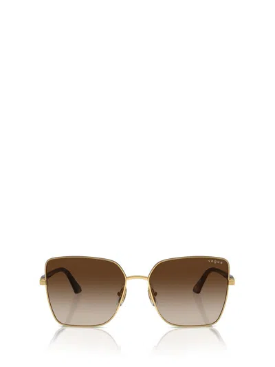 Vogue Eyewear Sunglasses In Top Havana / Gold