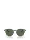 Vogue Eyewear Oval Frame Sunglasses In Transparent Green