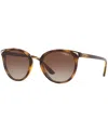 Vogue Eyewear Sunglasses, Vo5270s 57 In Dark Havana,brown Gradient
