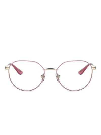 Vogue Eyewear 椭圆形框眼镜 In Pink