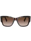 Vogue Eyewear Tortoiseshell-effect Square-frame Sunglasses In Braun