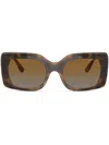 Vogue Eyewear Tortoiseshell-effect Square-frame Sunglasses In Braun