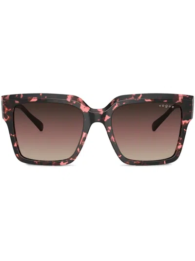 Vogue Eyewear Tortoiseshell-effect Sunglasses In Blue