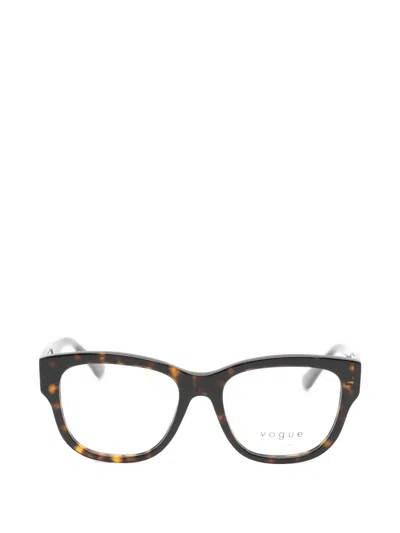 Vogue Eyewear Tortoiseshell-effect Glasses In Brown