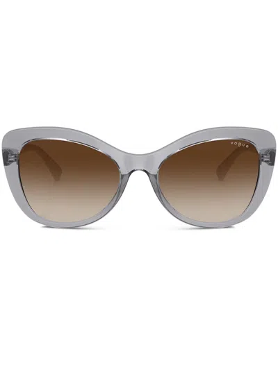Vogue Eyewear Transparent Sunglasses In Gray