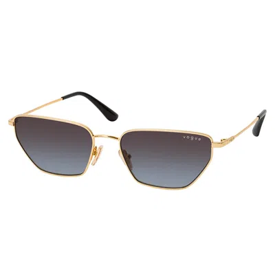 Vogue Eyewear Vo 4316s 280/8g 56mm Womens Irregular Sunglasses In Gold