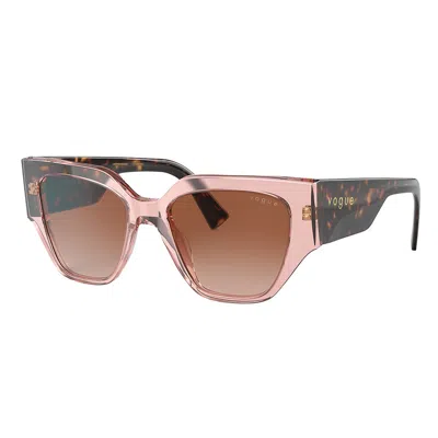 Vogue Eyewear Transparent Square-frame Sunglasses In Multi