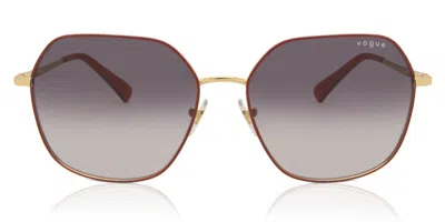 Vogue Eyewear Vogue Occhiali Da Vista Vo4198s 280/36 Occhiali Da Sole Rossi Per Donna In Purple