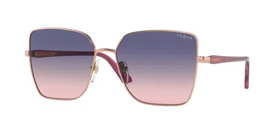 Vogue Eyewear Vogue Occhiali Da Vista Vo4199s 5075i6 Occhiali Da Sole Oro Per Donna In Multi