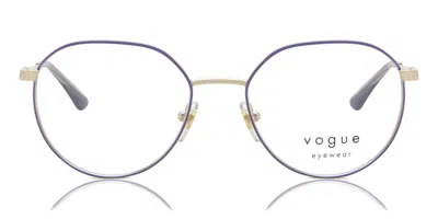 Vogue Eyewear Vogue Occhiali Da Vista Vo4209 5140 Occhiali Da Vista Oro Per Donna (solo Montatura) In Metallic