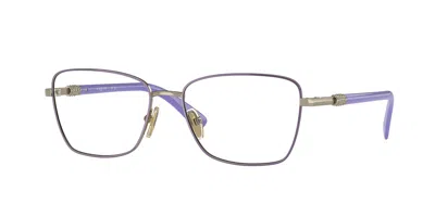 Vogue Eyewear Vo4271b Women's Glasses, Gold, Size 52 In Purple
