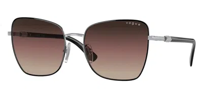Vogue Eyewear Vo4277sb 352/e2 Women's Sunglasses Black Size 56 In Neutral