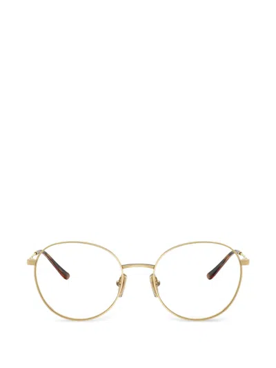 Vogue Eyewear Vo4280 Round-frame Glasses In Gold