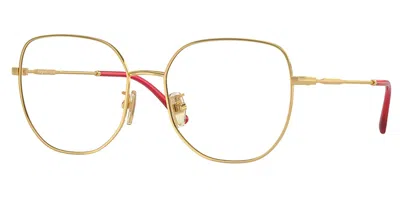 Vogue Eyewear Vo4296d Asian Fit Women's Glasses, Gold, Size 54