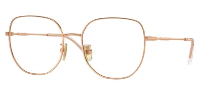 Vogue Eyewear Vo4296d Asian Fit Women's Glasses, Gold, Size 54 In Red