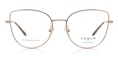 Vogue Eyewear Vo4298t Women's Glasses, Gold, Size 53 In Multi