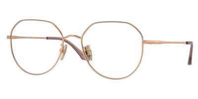 Vogue Eyewear Vo4301d Asian Fit Women's Glasses, Gold, Size 55