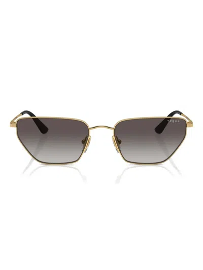 Vogue Eyewear Vo4316s Geometric-frame Sunglasses In Gold