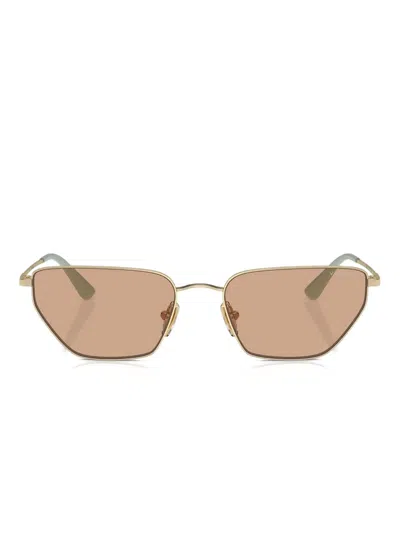 Vogue Eyewear Vo4316s Geometric-frame Sunglasses In Gold