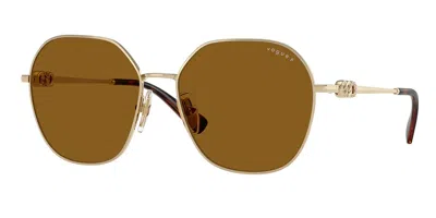 Vogue Eyewear Vo4318sb Polarized 848/83 Women's Sunglasses Gold Size 55