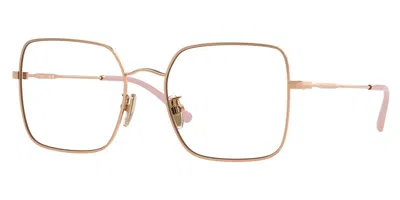 Vogue Eyewear Vo4328d Asian Fit Women's Glasses, Gold, Size 54