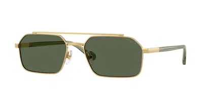 Vogue Eyewear Vogue Occhiali Da Vista Vo4356s 280/71 Occhiali Da Sole Oro Per Uomo In Green
