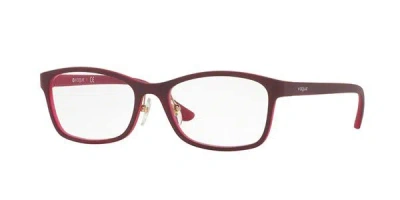 Vogue Eyewear Vo5115d Asian Fit Women's Glasses, Burgundy, Size 53