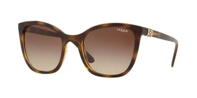 Vogue Eyewear Vo5243sb W65613 Women's Sunglasses Tortoiseshell Size 53 In Brown