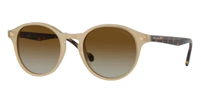 Vogue Eyewear Vo5327s Polarized W900t5 Men's Sunglasses Brown Size 48 In Multi