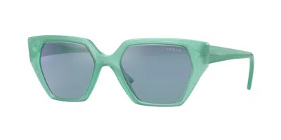 Vogue Eyewear Vo5376s 2918e3 Women's Sunglasses Green Size 51 In Gray
