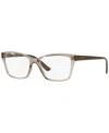 Vogue Eyewear Vo5420 Women's Pillow Eyeglasses In Transparent Light Brown