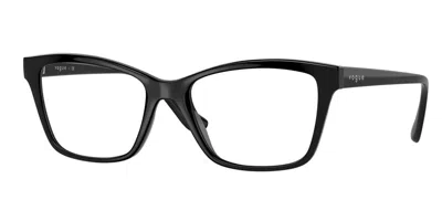 Vogue Eyewear Vo5420f Asian Fit W44 Women's Glasses Black Size 54 - Free Lenses - Blue Light Block Available In Pattern