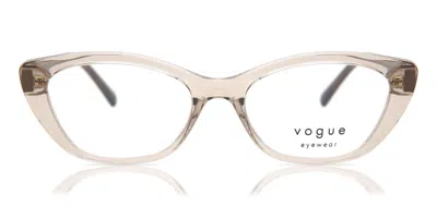 Vogue Eyewear Vo5425b Women's Glasses, Brown, Size 52 In Neutral