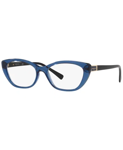 Vogue Eyewear Vo5425b Women's Oval Eyeglasses In Blue