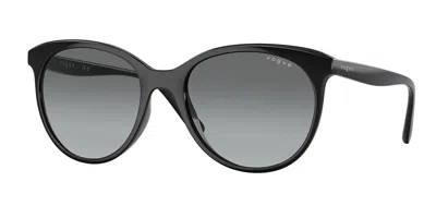 Vogue Eyewear Vo5453sf Asian Fit W44/11 Women's Sunglasses Black Size 54 In Neutral