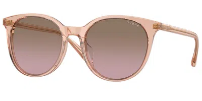 Vogue Eyewear Vo5468sd Asian Fit 295414 Women's Sunglasses Pink Size 56