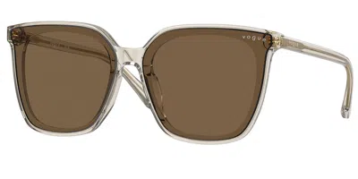 Vogue Eyewear Vo5499sd Asian Fit 299873 Women's Sunglasses Brown Size 64