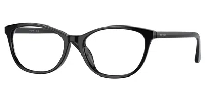 Vogue Eyewear Vo5502d Asian Fit Women's Glasses, Black, Size 54
