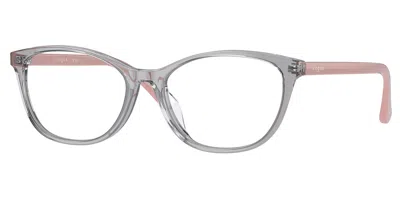 Vogue Eyewear Vo5502d Asian Fit Women's Glasses, Clear, Size 54 In Gray
