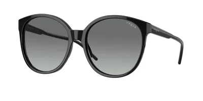 Vogue Eyewear Vo5509s W44/11 Women's Sunglasses Black Size 60 In Gray