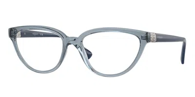 Vogue Eyewear Vo5517b Women's Glasses, Blue, Size 52