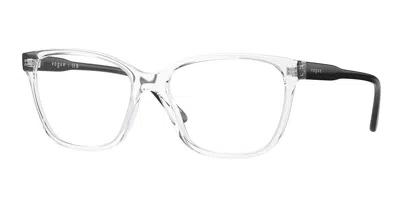 Vogue Eyewear Vo5518f Asian Fit Women's Glasses, Clear, Size 53 In Transparent