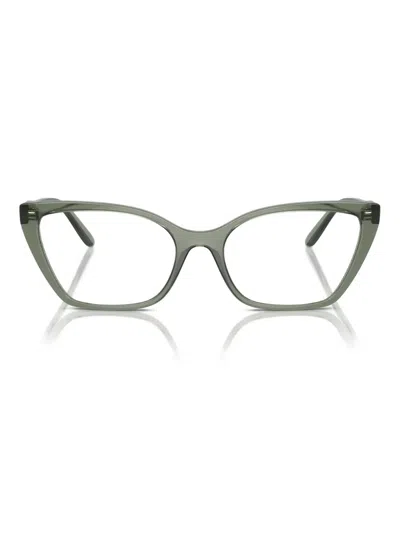 Vogue Eyewear Vo5519 Cat-eye-frame Glasses In Green