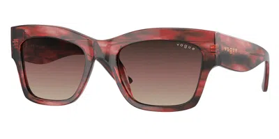 Vogue Eyewear Vo5524sf Asian Fit 3089e2 Women's Sunglasses Tortoiseshell Size 54 In Brown
